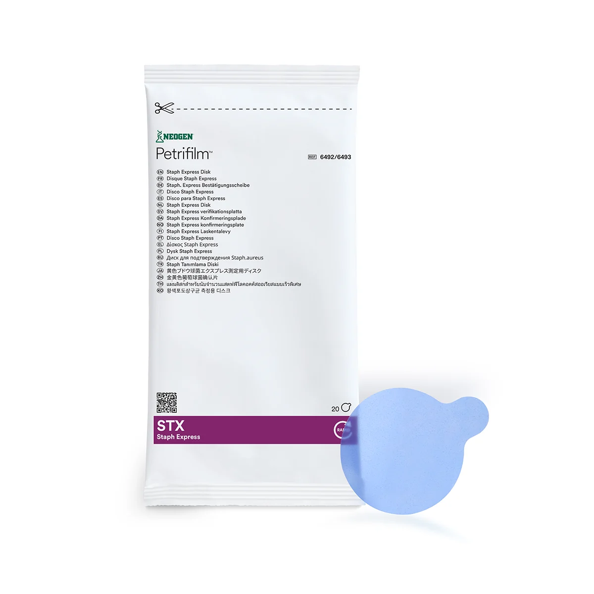 Petrifilm® Staph Express (STX) Disk